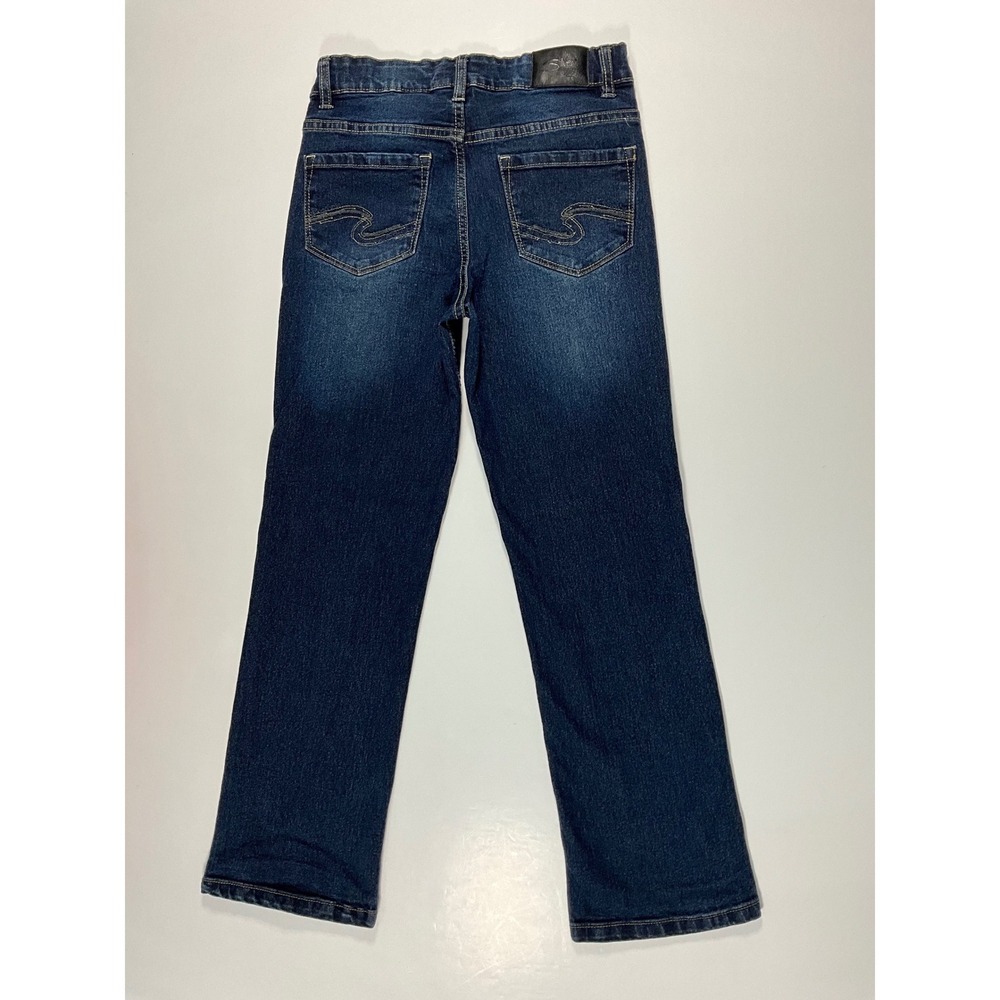 Silver Jeans Co Zane Triple 5 Bootcut Jeans Boys' Size 8 Eco-Friendly Denim - Picture 2 of 16